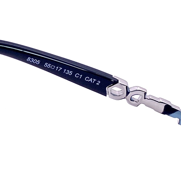 Pier Martino Italy Black Acetate Sunglasses + Swarovski Crystals 8305C1 - Picture 9 of 13